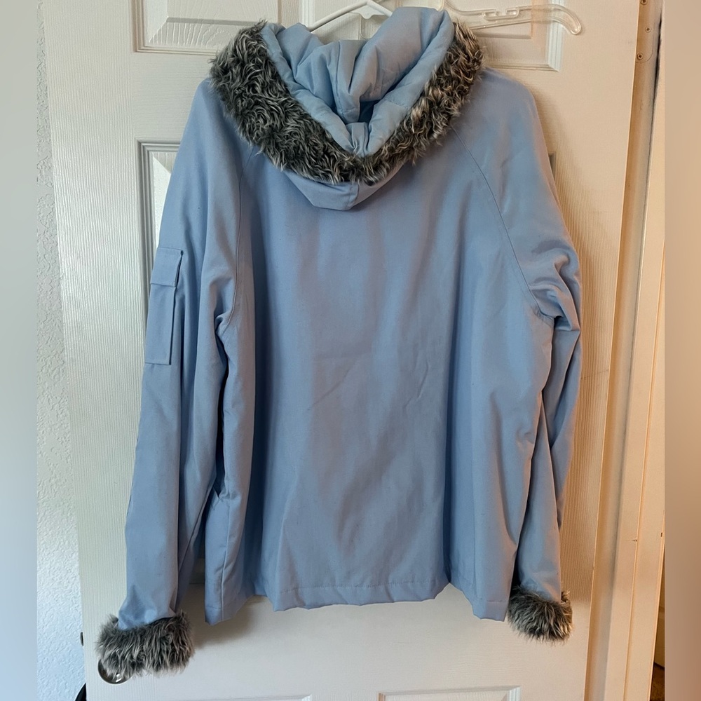 Baby blue jacket size XL